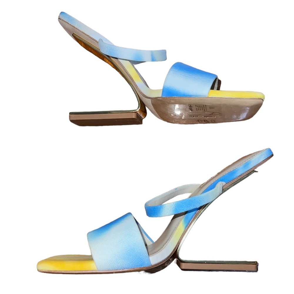 Cult Gaia Rene Sandal In Blue Multi - Picture 6 of 12